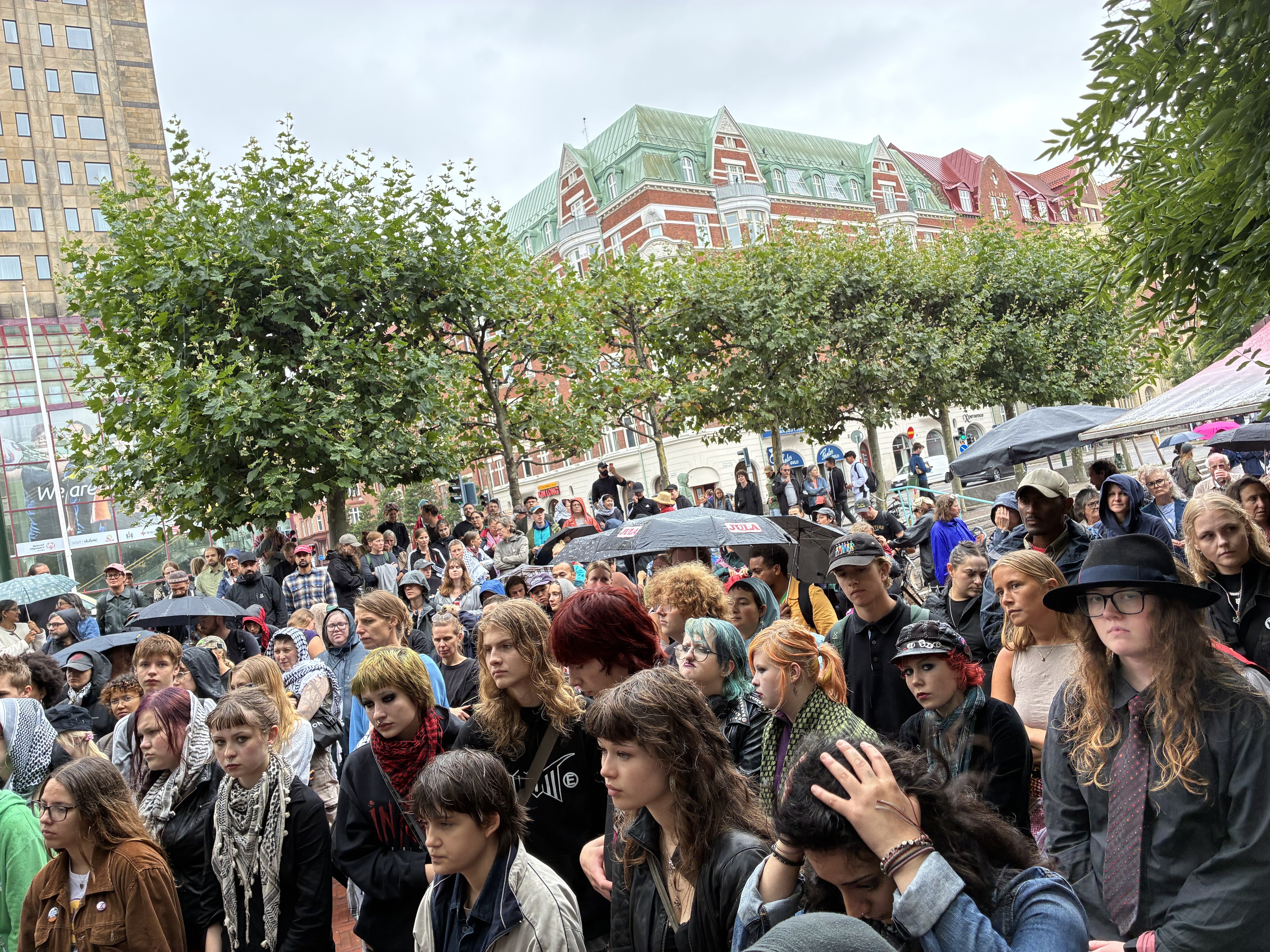 Manifestation för en human migrationspolitik