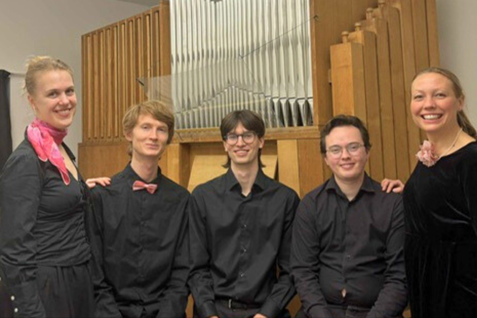 Bild av Louise Gustafsson och medverkande musiker.