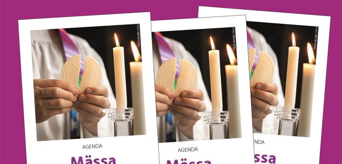 Just nu arbetar vi med att ta fram nya agendor som ska gälla i alla församlingens kyrkor. Vi vill gärna höra din åsikt och kommer därför att pröva förslaget till ny agenda för mässa under några kommande söndagar.