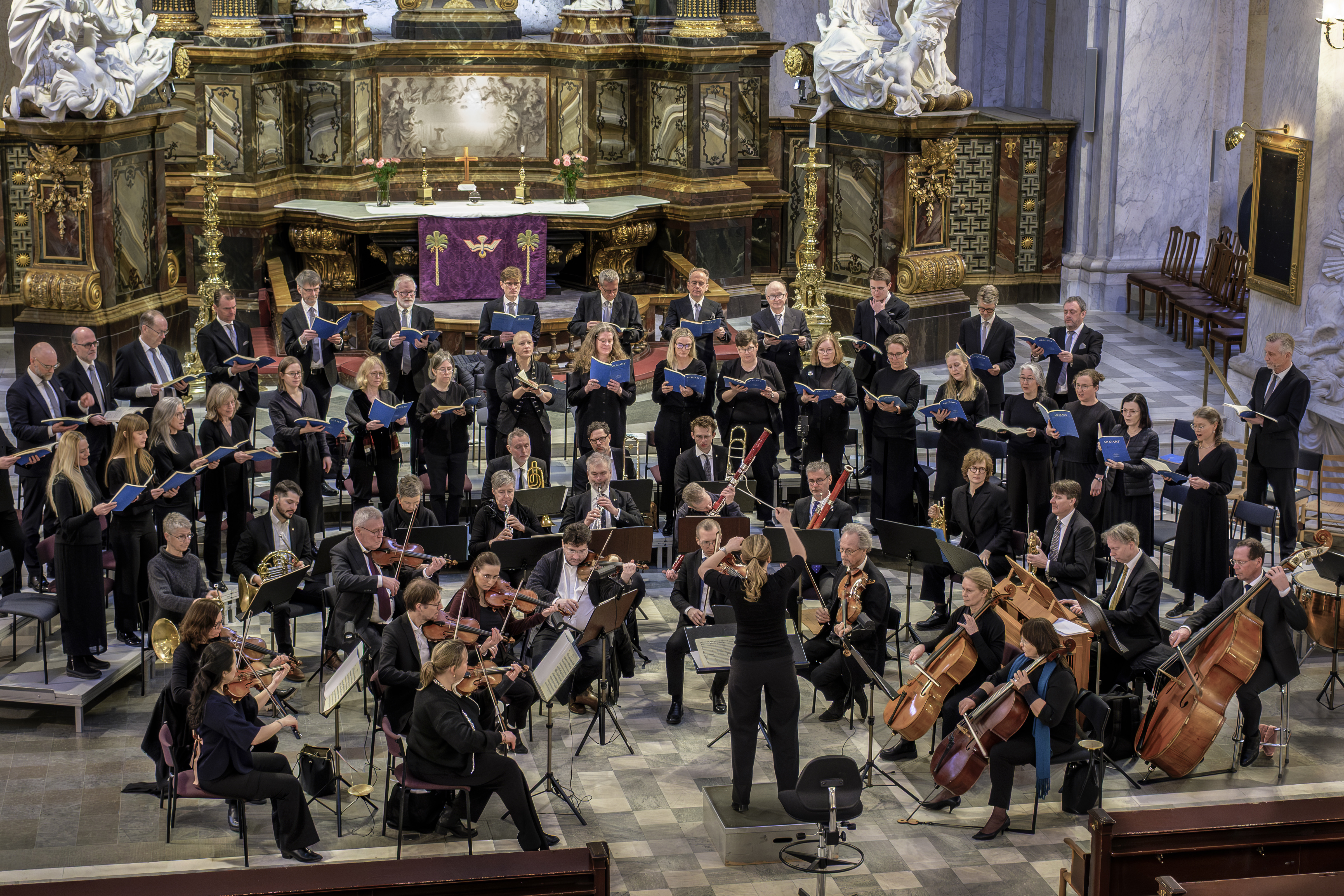 Gustaf Vasa kammarkör under ledning av Marie Rosenmir