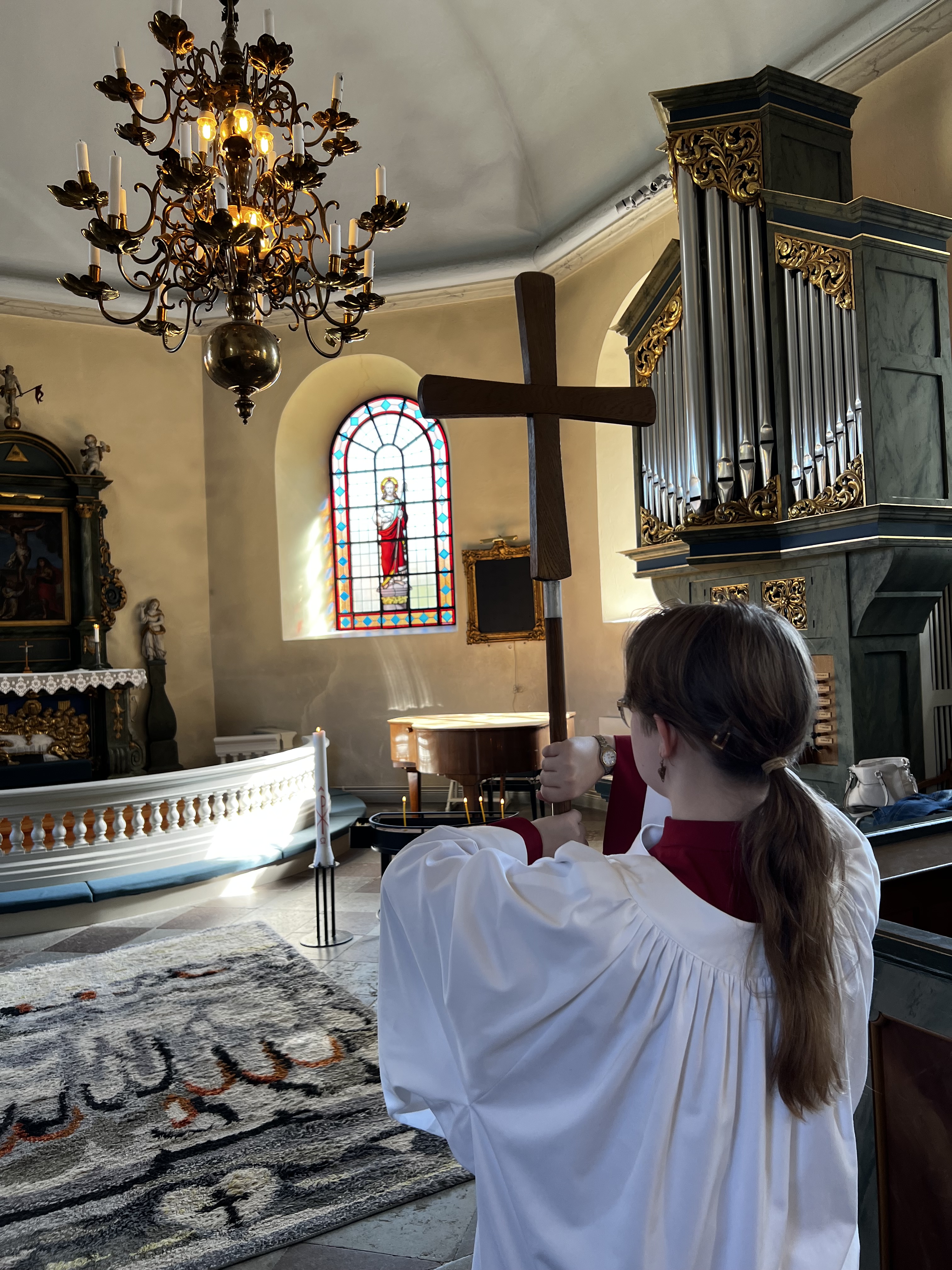 Ministrant i procession