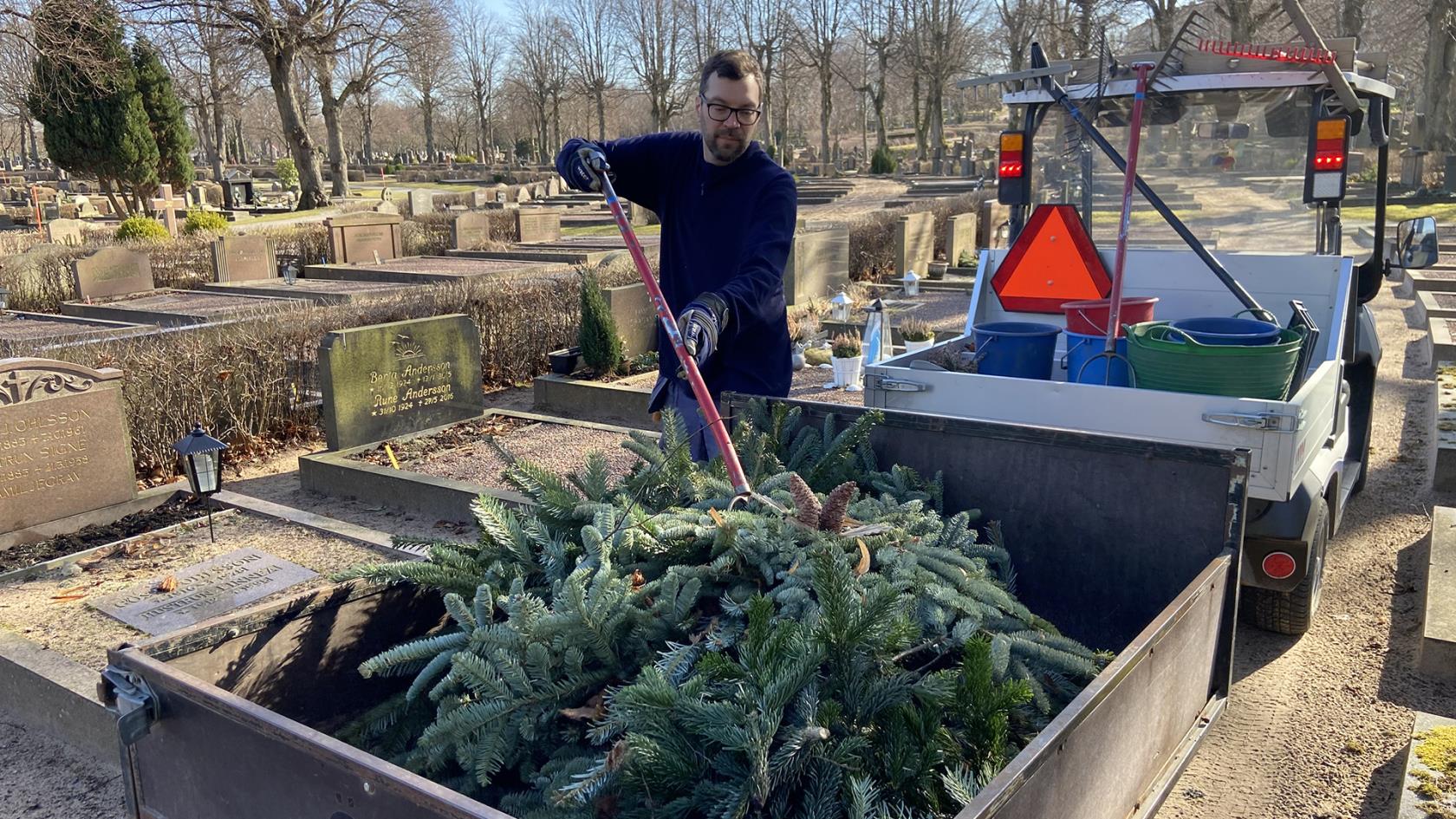 Vårstädning kyrkogårdarna