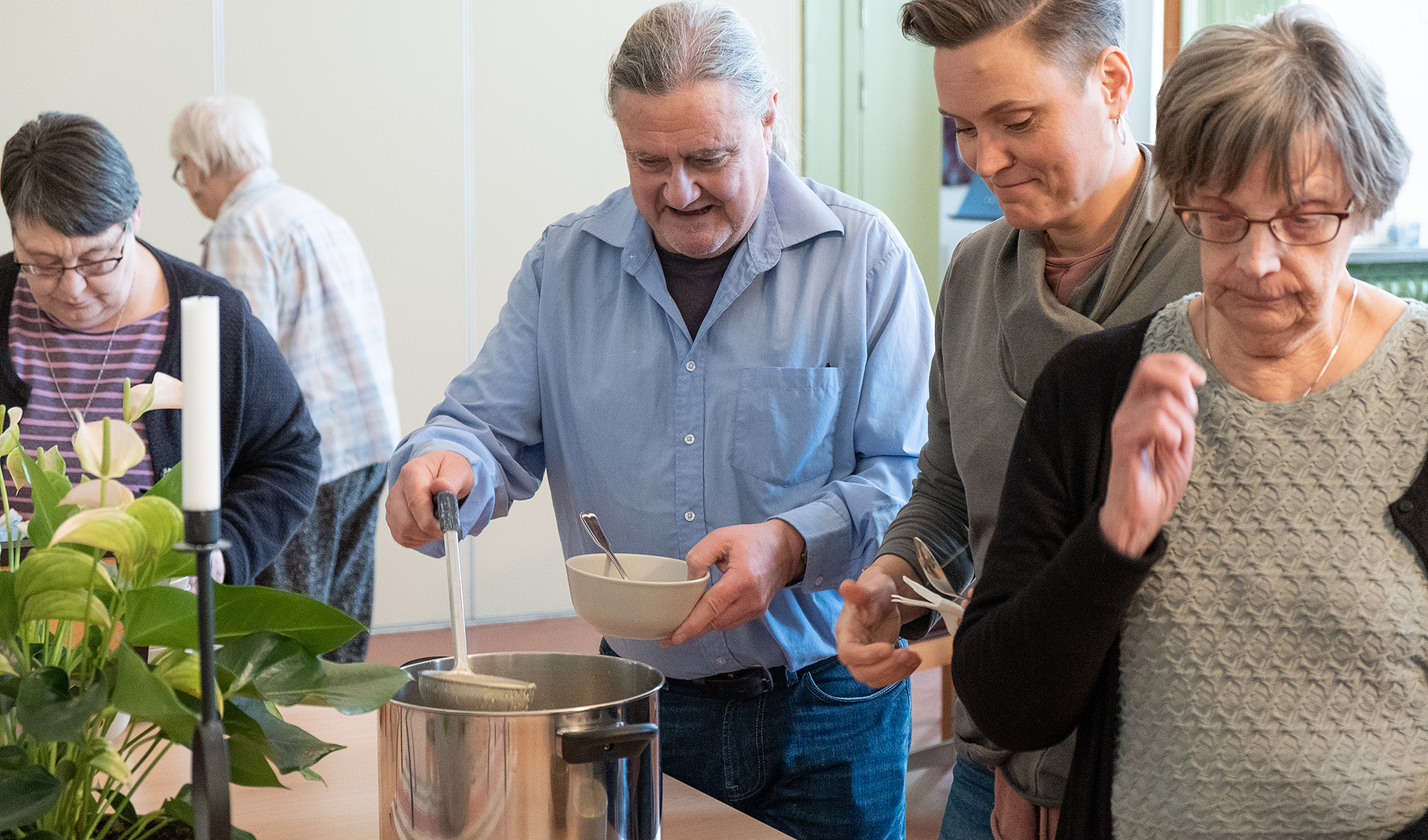 Soppa, mat, servering