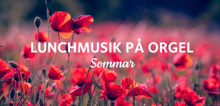 Tisdagar kl.12.15 kan du njuta av stämningsfull orgelmusik och en avkopplande stund i vår vackra kyrka. Fri entré.