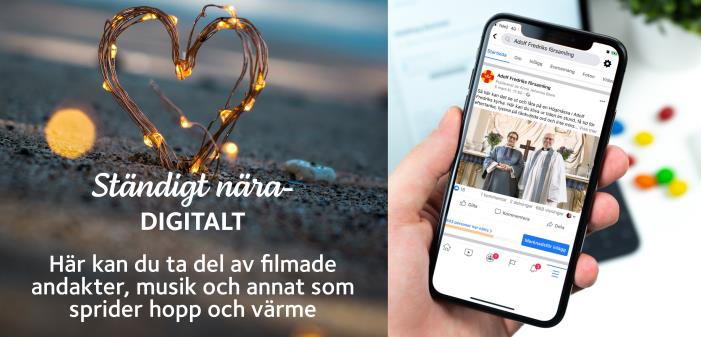 Vi sprider hopp och värme - digitalt!