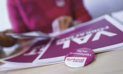 Valmaterial till kyrkovalet