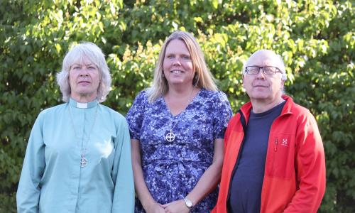 Pastoratets tre diakoner Rebecka, Malin och Ulf