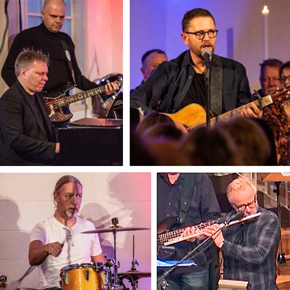 Bild på medverkande i Musik vid helgsmål.