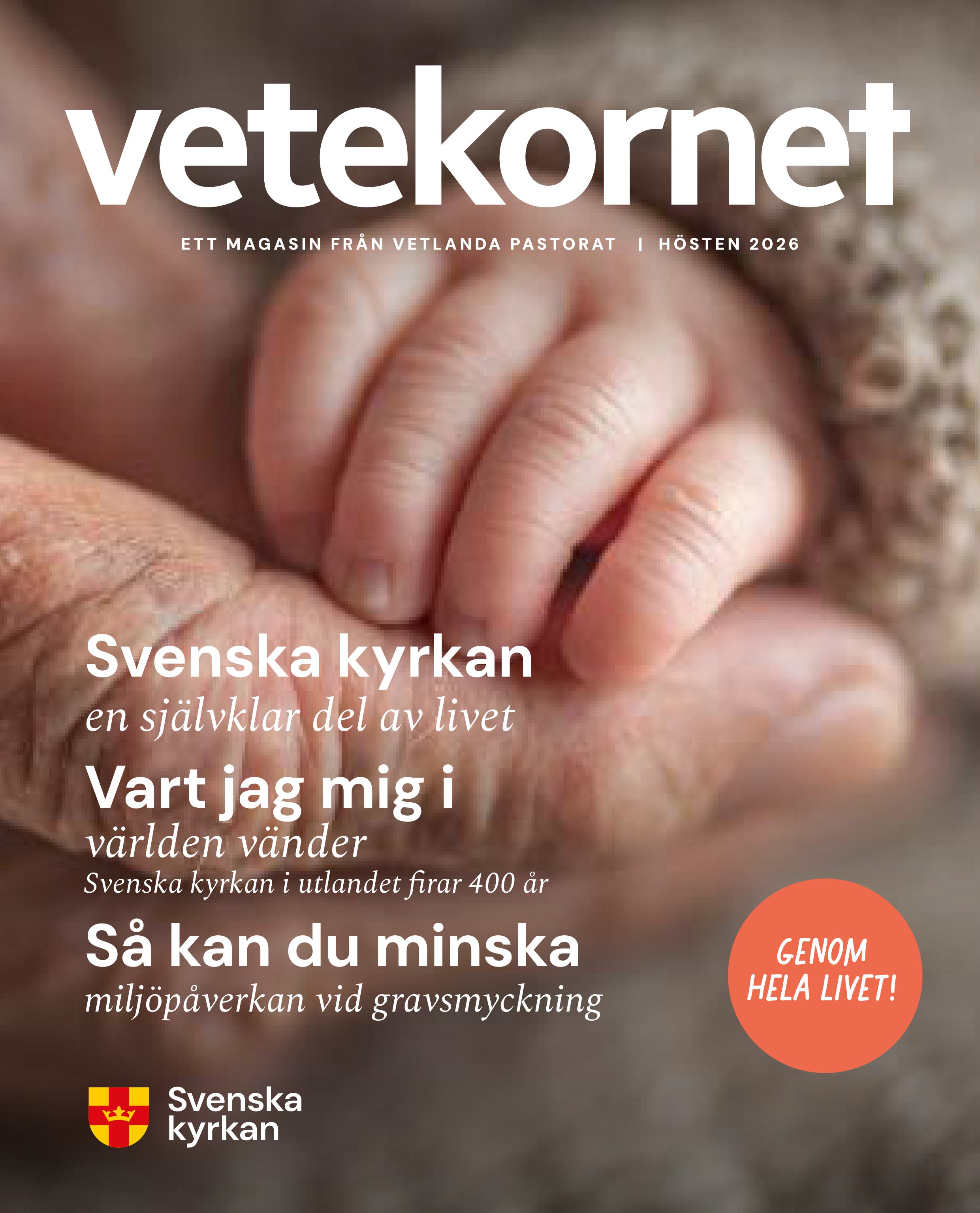 Förstasidan på Vetekornet Höst 2026