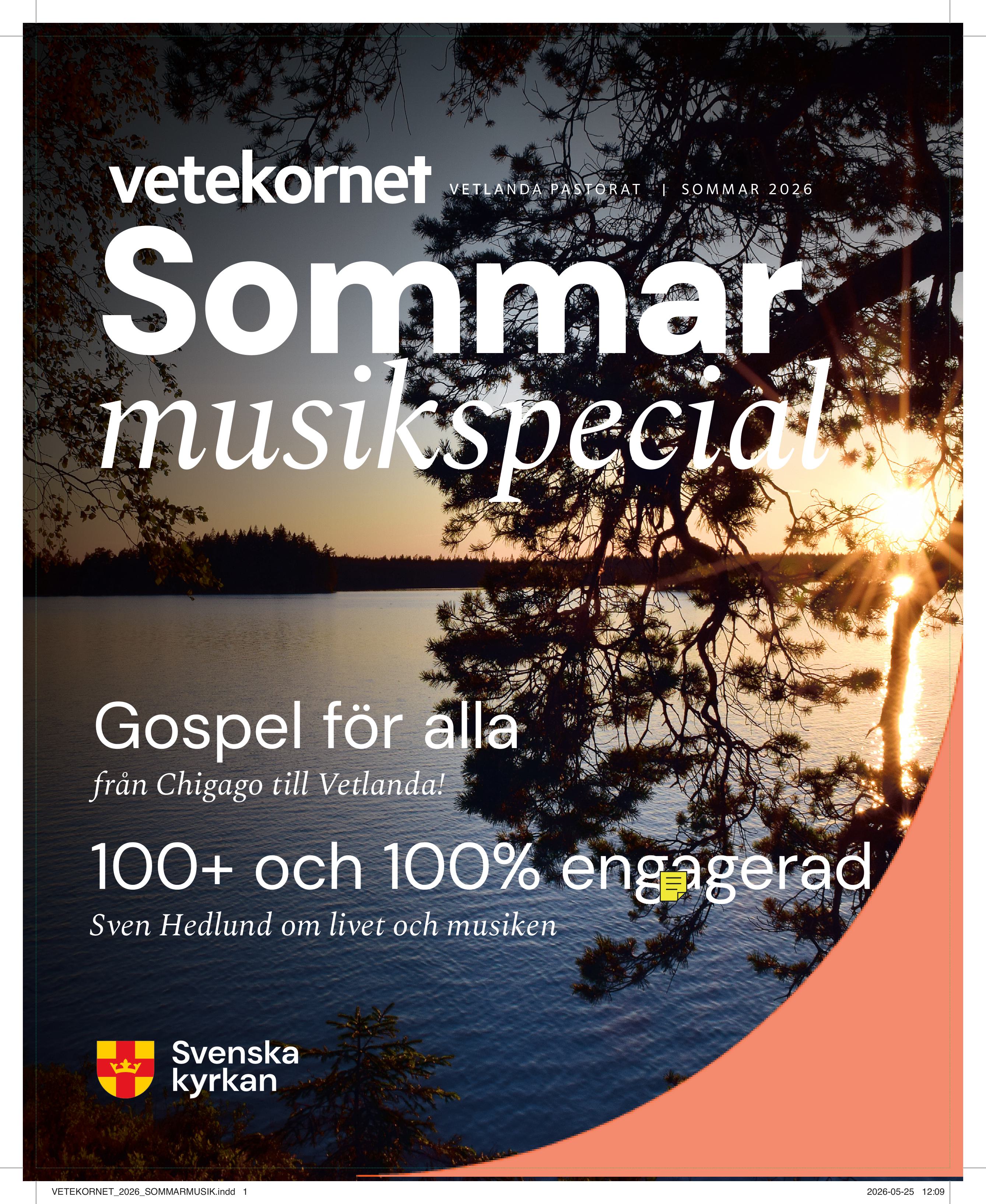 Förstasidan på Vetekornet Sommar 2026