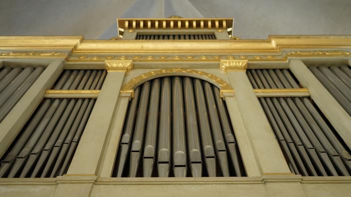 Orgeln i Österåkers kyrka.