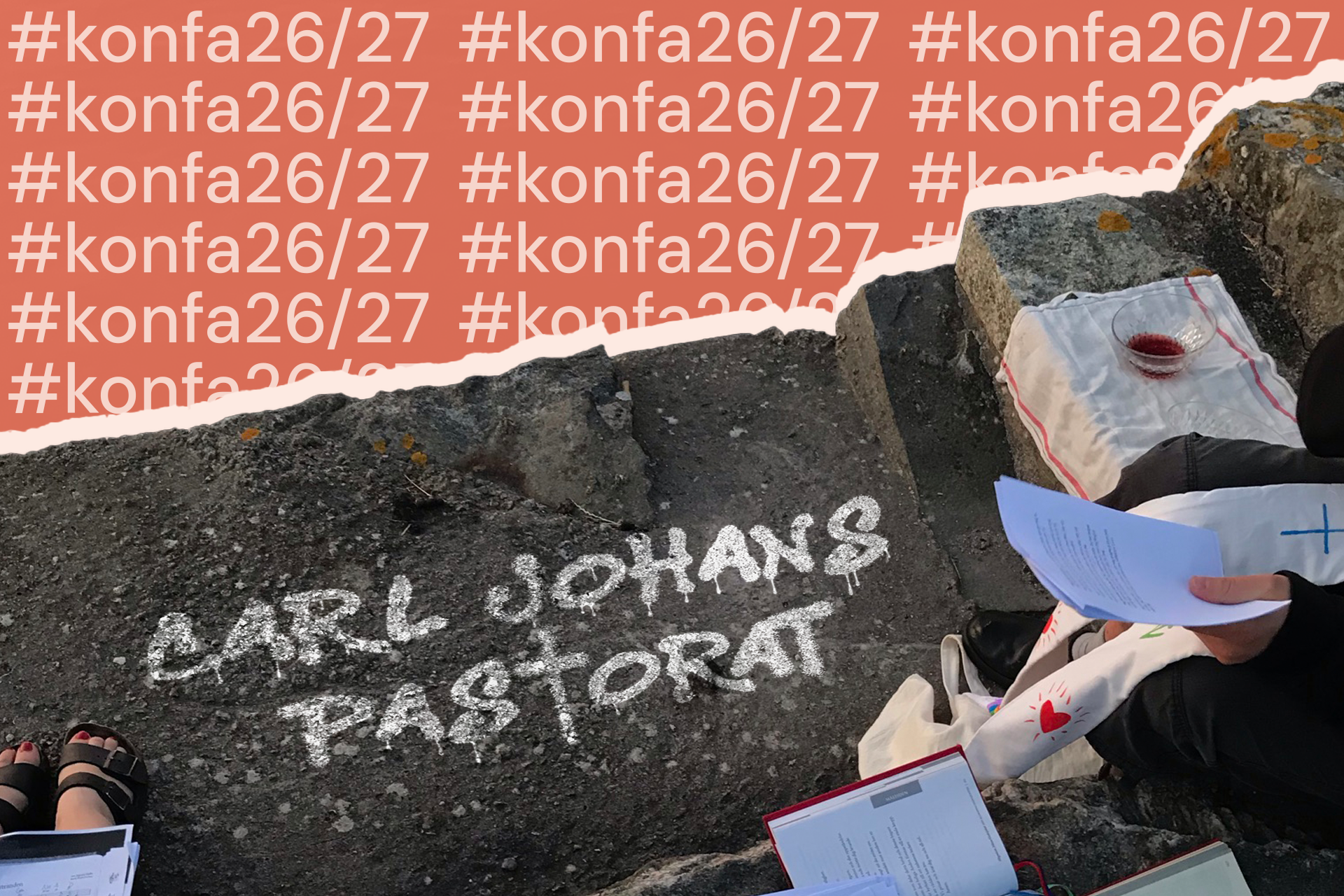 Ungdomar pratar om konfirmation