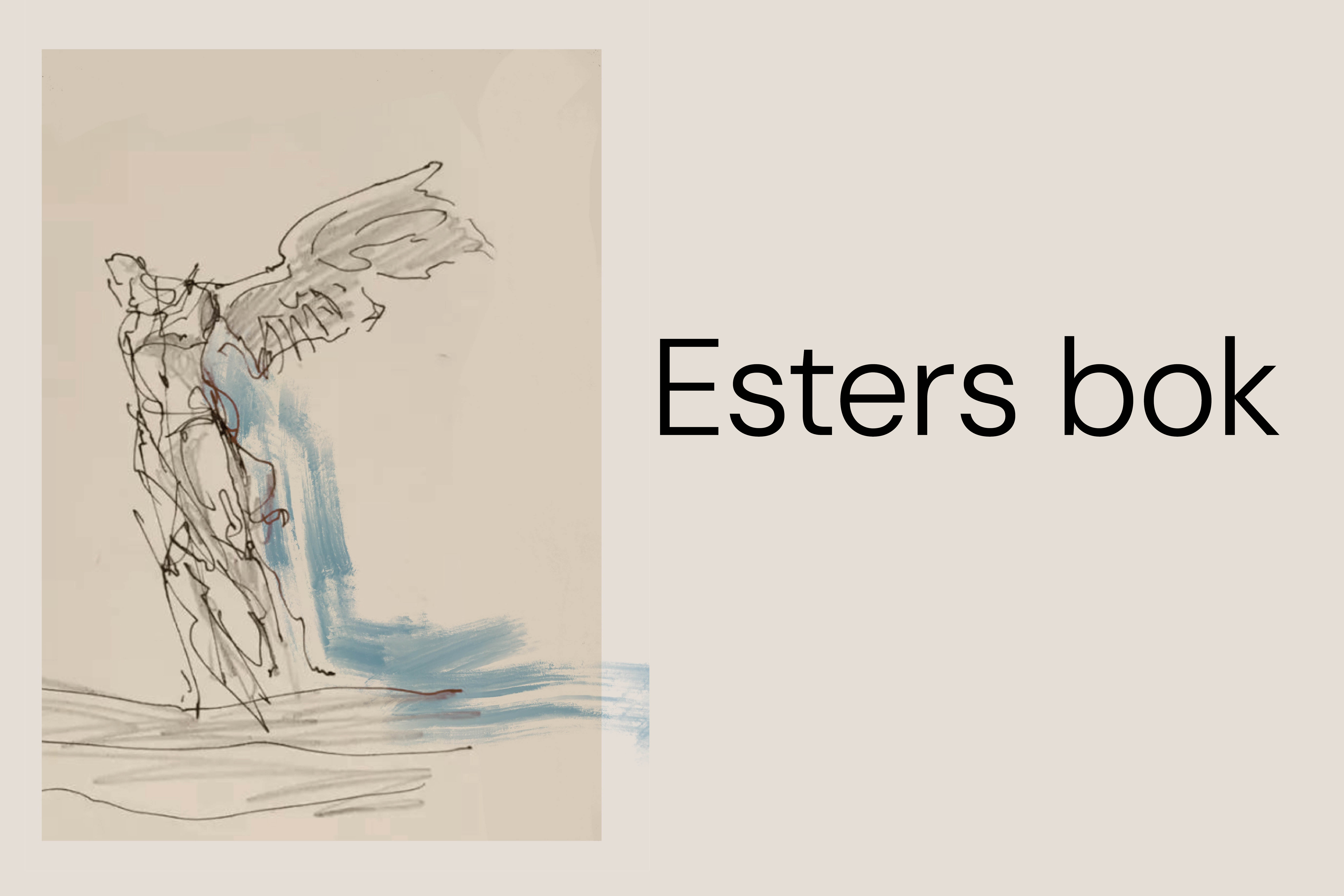 Illustration av en gestalt med änglavinge. 