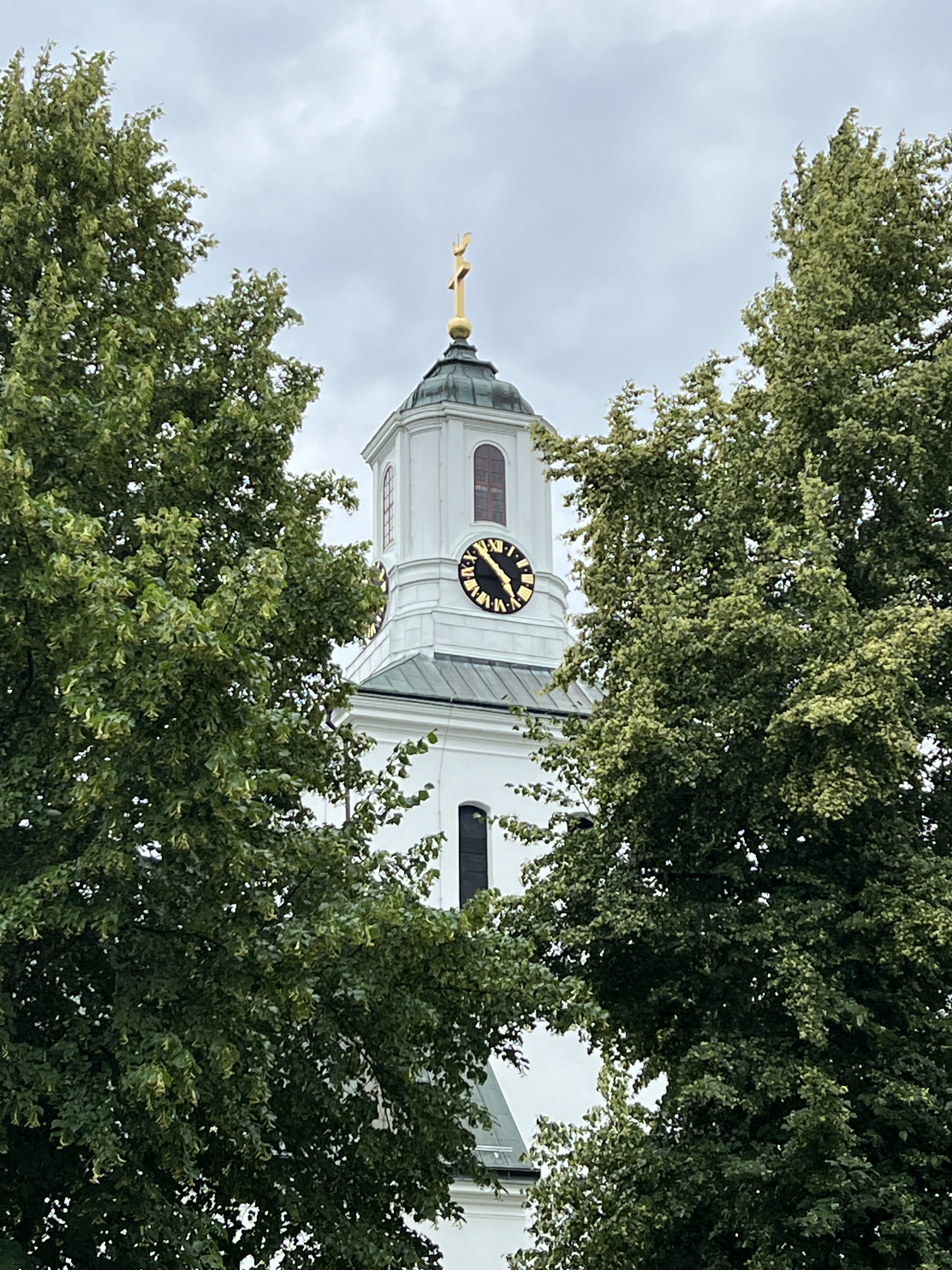 Tiden stannade när blixten slog ned i Hedesunda kyrka.