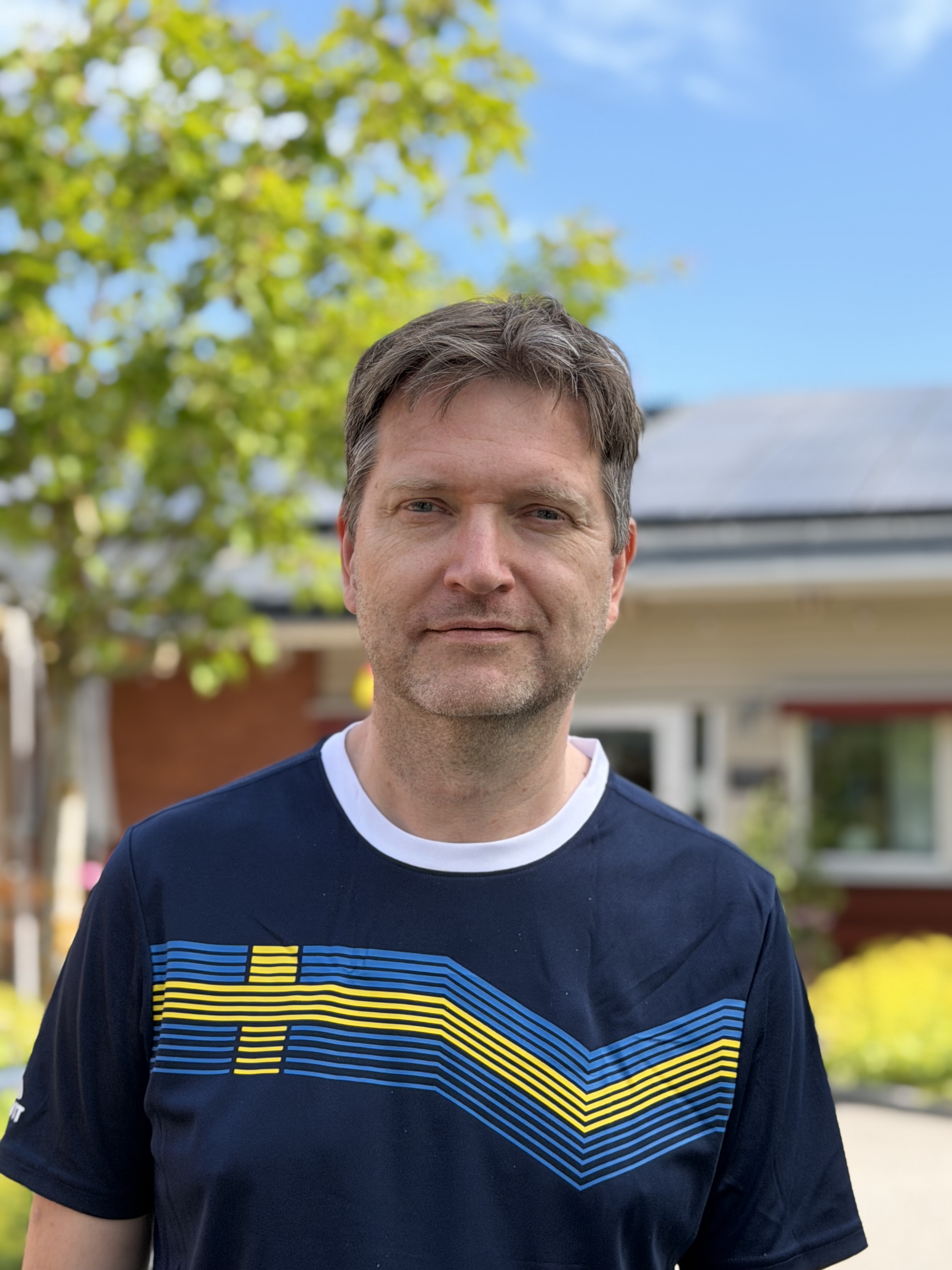 Niklas Bjarnehäll i sommarsol