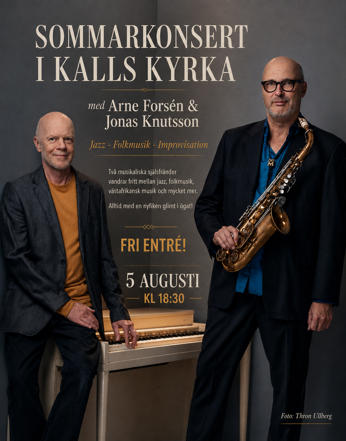 Sommarkonsert i Kall 5 aug