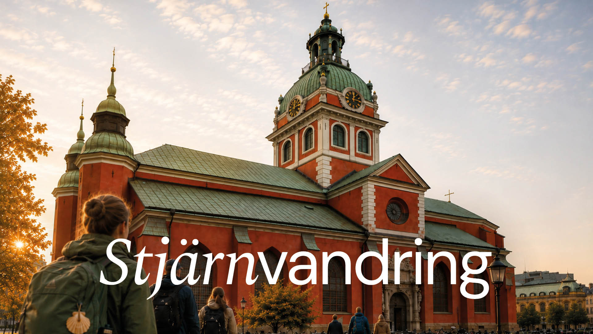 Pilgrimsvandring till Sankt Jacobs kyrka.