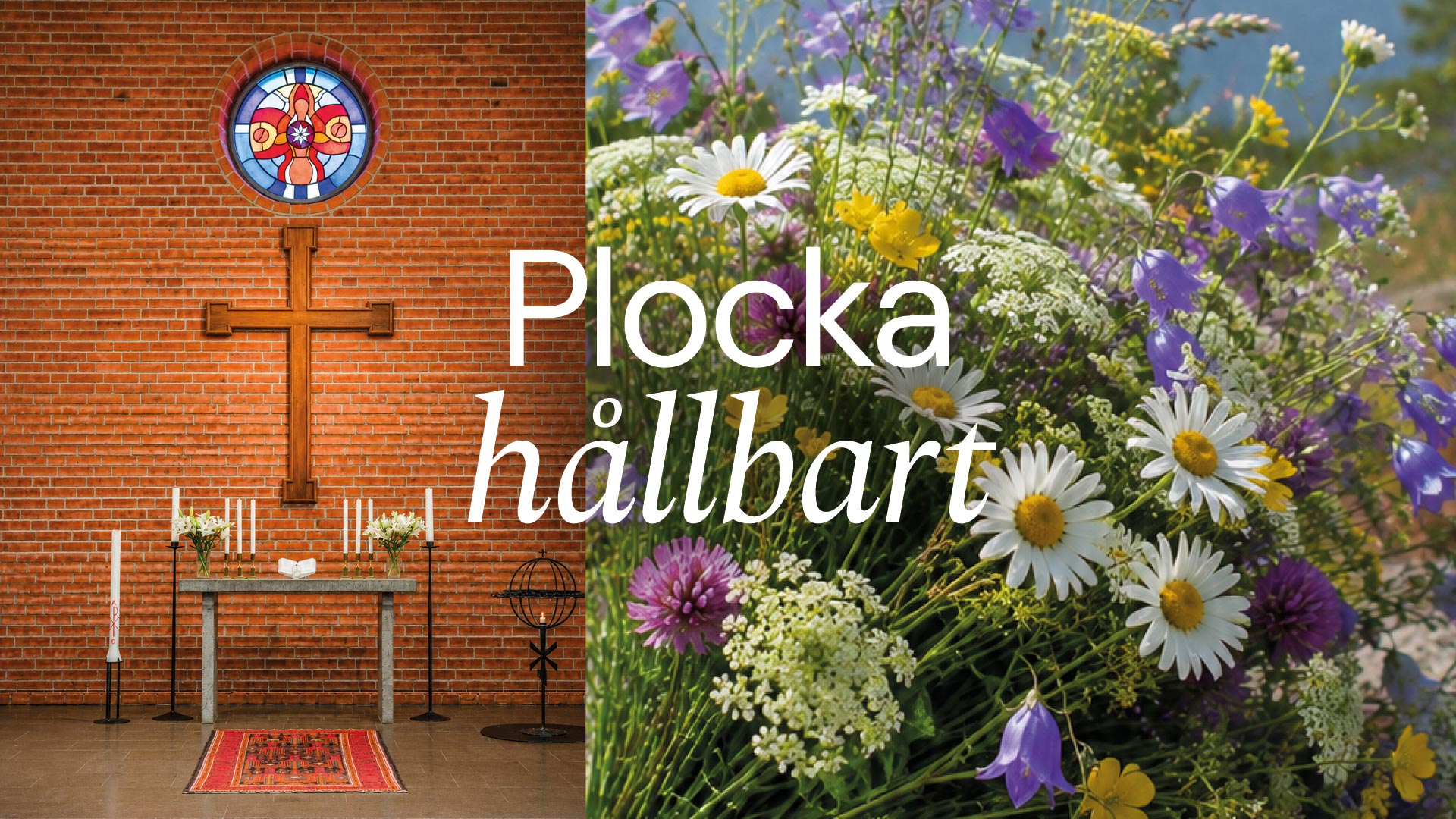 Volontär sökes till Mälarhöjdens kyrka för att plocka vilda altarblommor.
