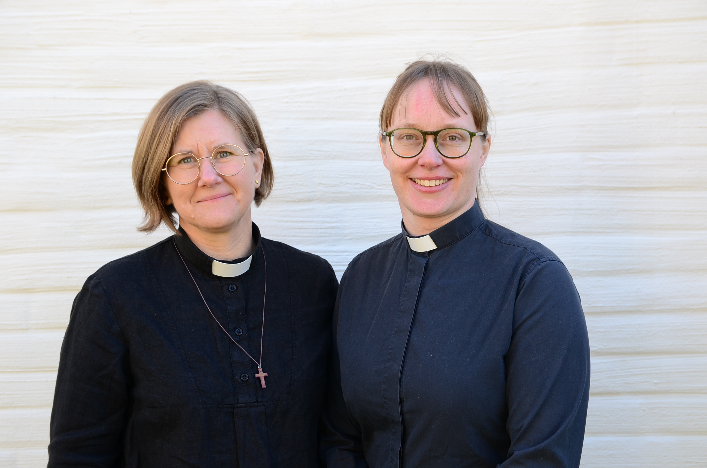 Petronella Björn och Kristina Torin är ”träningskompisar” och handleder varandra under predikofortbildningen. 