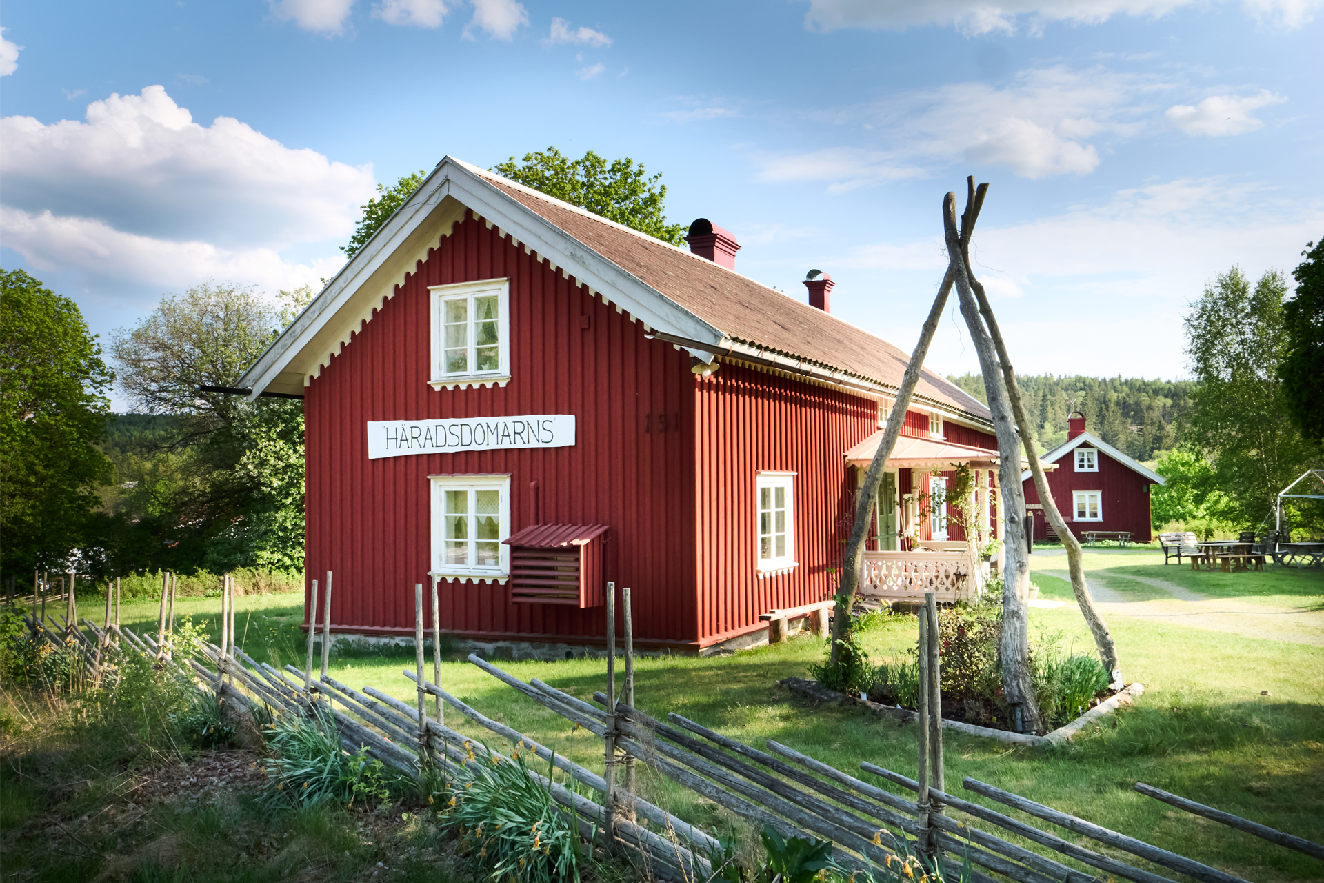 Häradsdomarns en solig sommardag.
