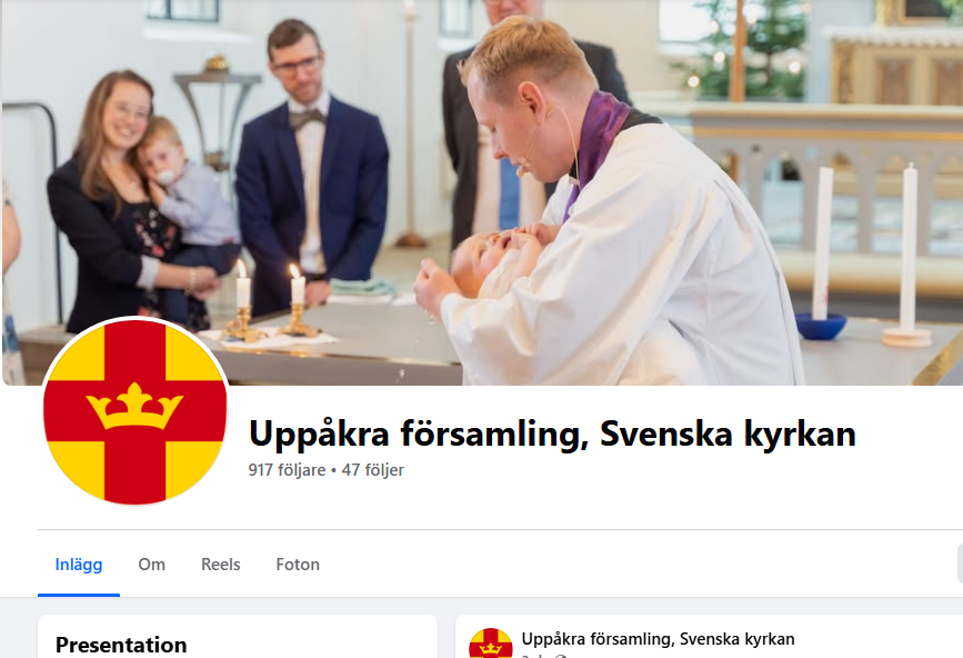 Uppåkra församlings Facebookkonto