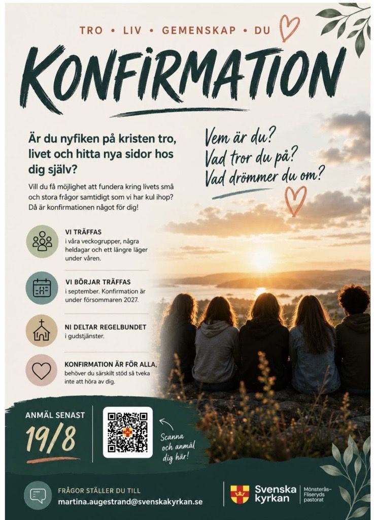 Anmälan konfirmation