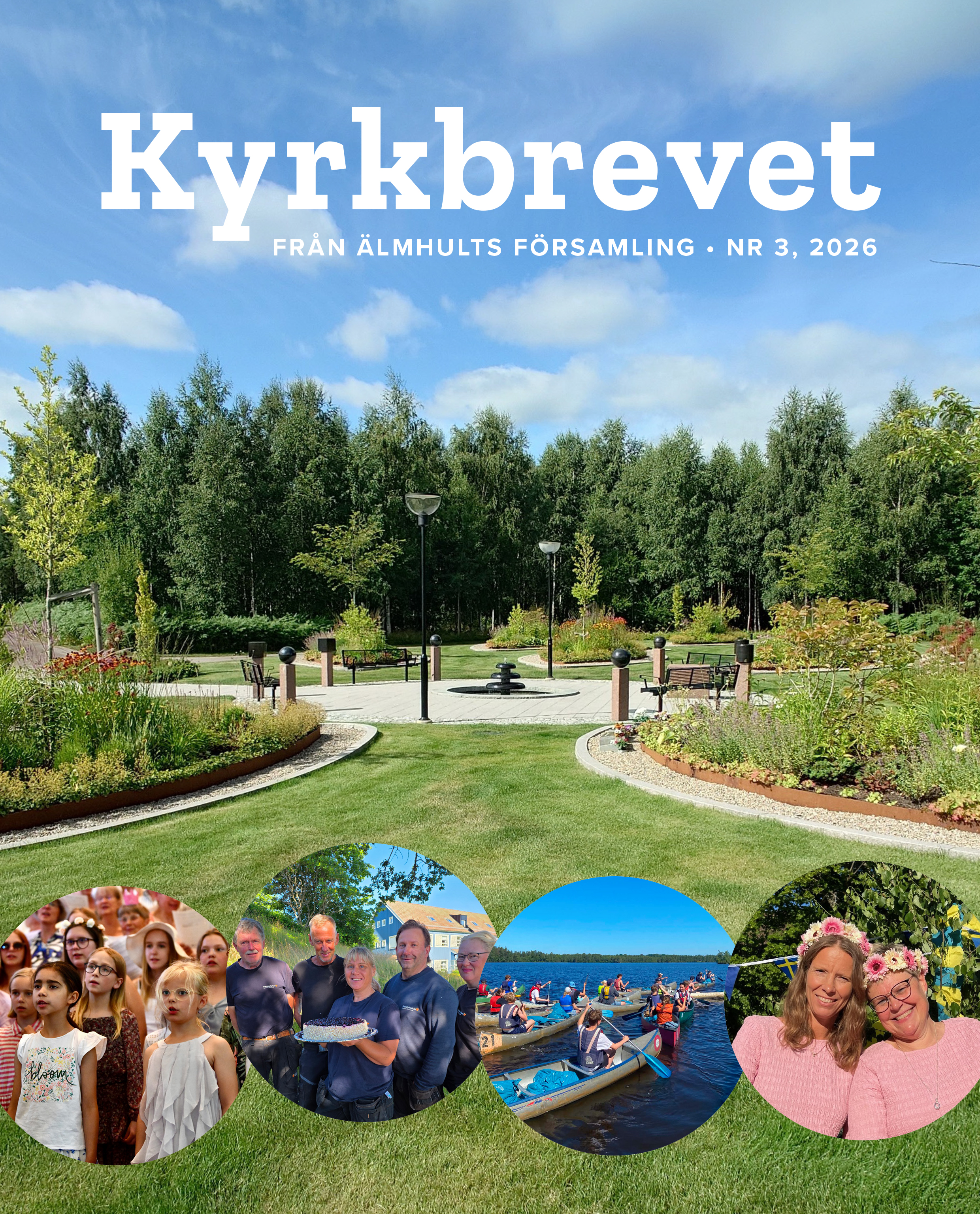 Framsidan av Kyrkbrevet nr 3 2026 från Älmhults församling