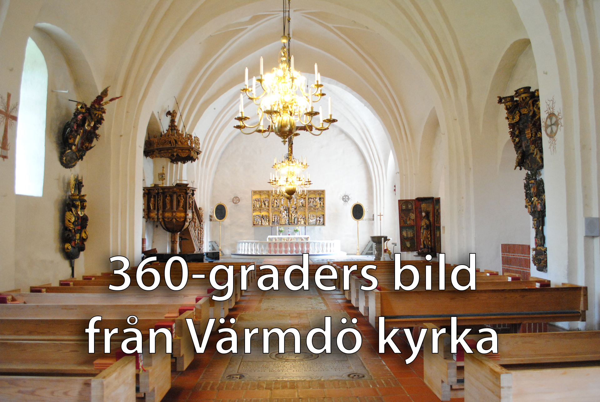 360-bild från Värmdö kyrka