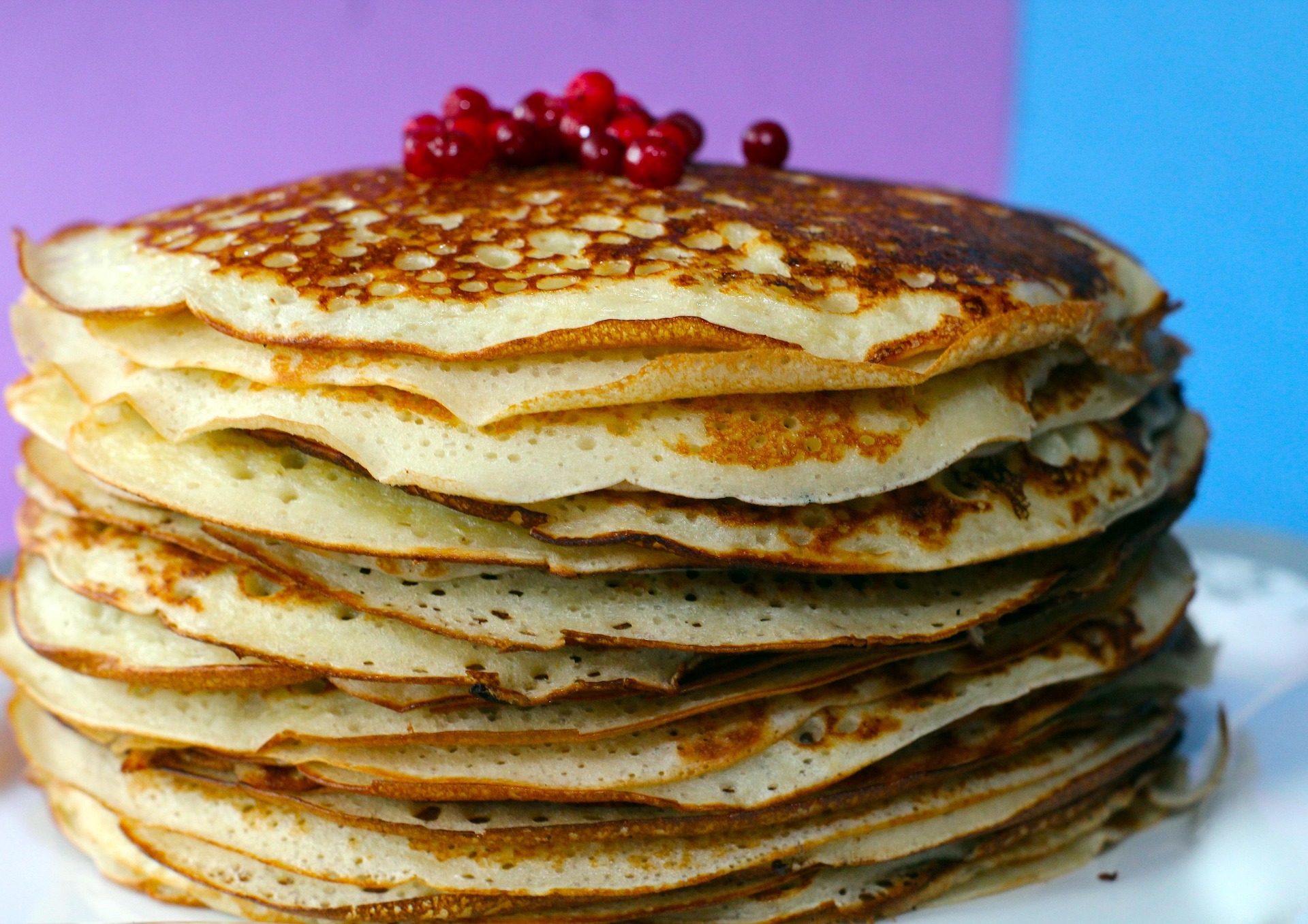 Pannkakor på hög