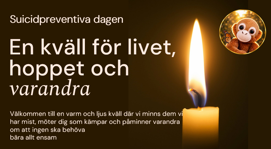 puff med ljus