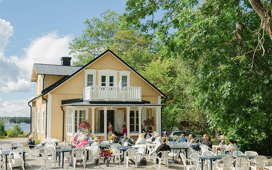 Andakt på Hustegaholm, Lidingö