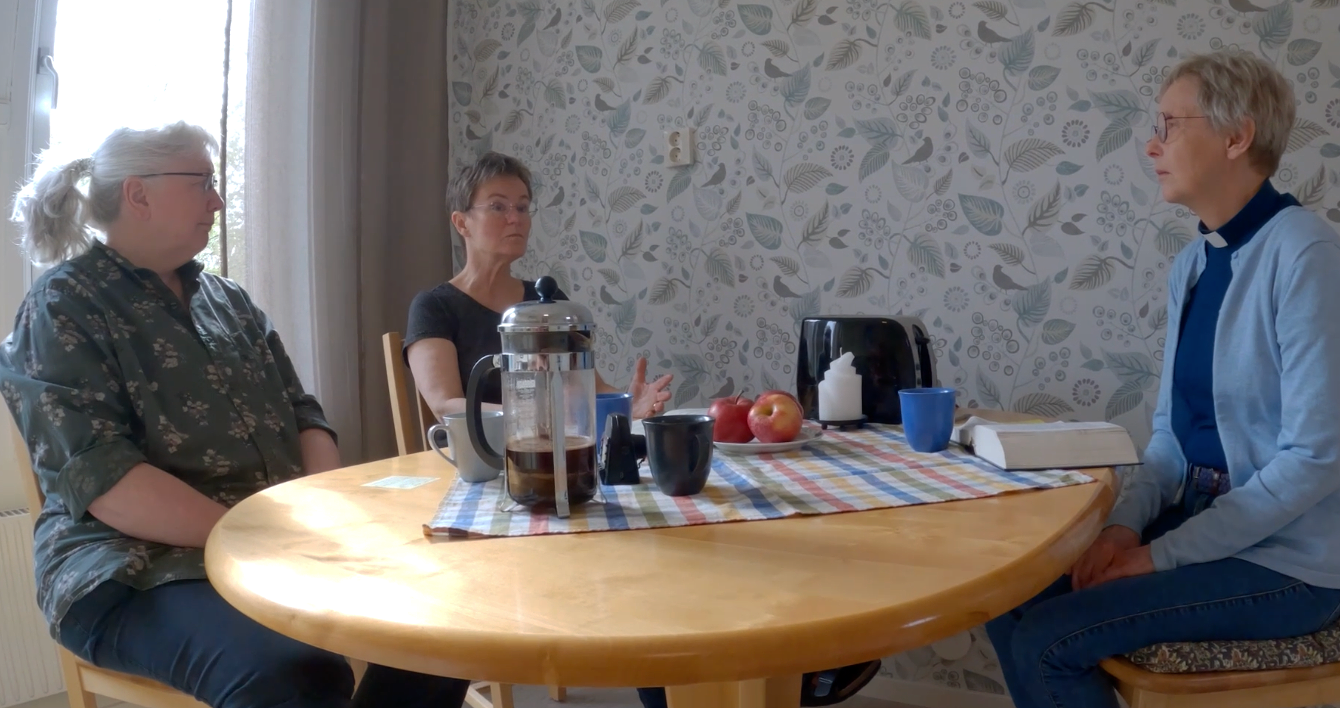 Fr.v. Sylvi Marklund, Lena Andersson och Barbro Lundström