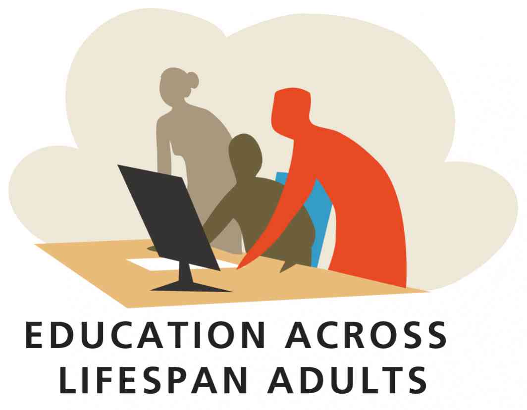 Illustration: three people at a computer