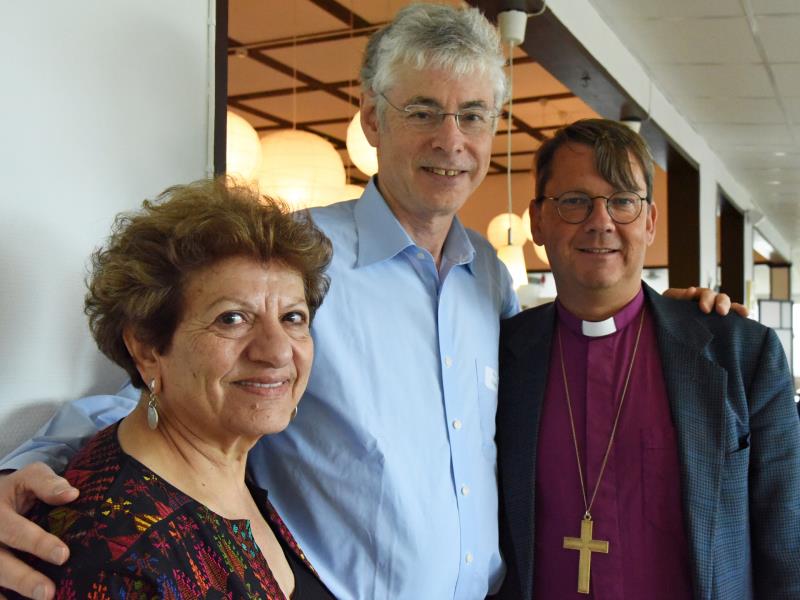 Jean Zaru, Robert L.Herbst och biskop Johan Tyrberg