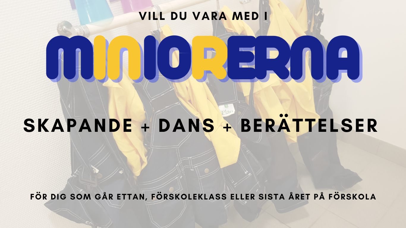 För dig som går i ettan, förskoleklass eller sista året på föskolan