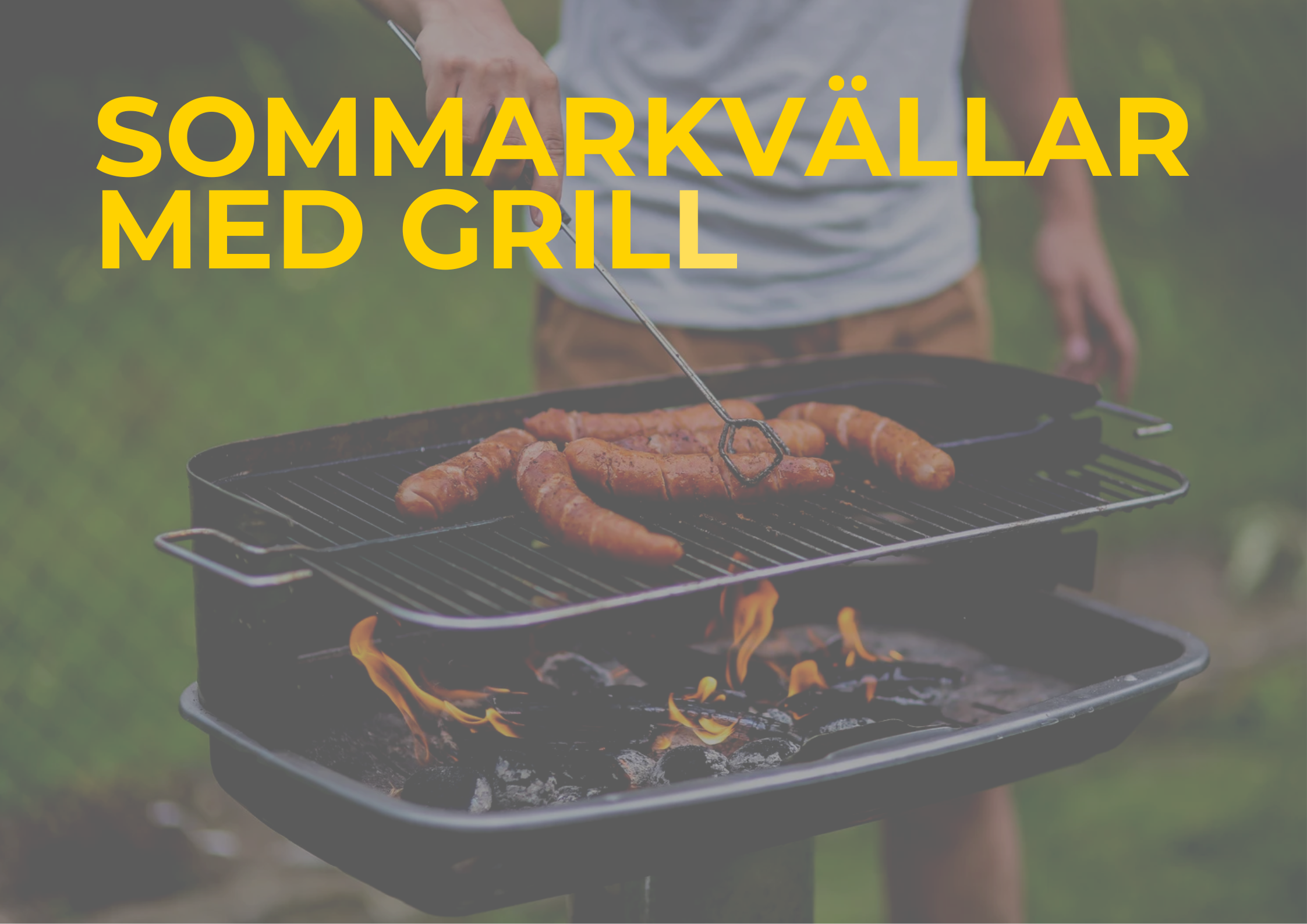 Bild på en grillande person
