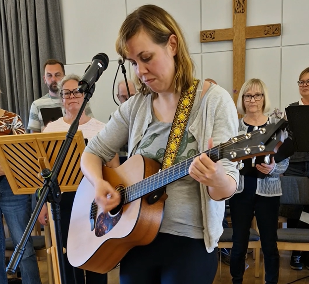 I samarbete med Sidensjö kyrkokör.
