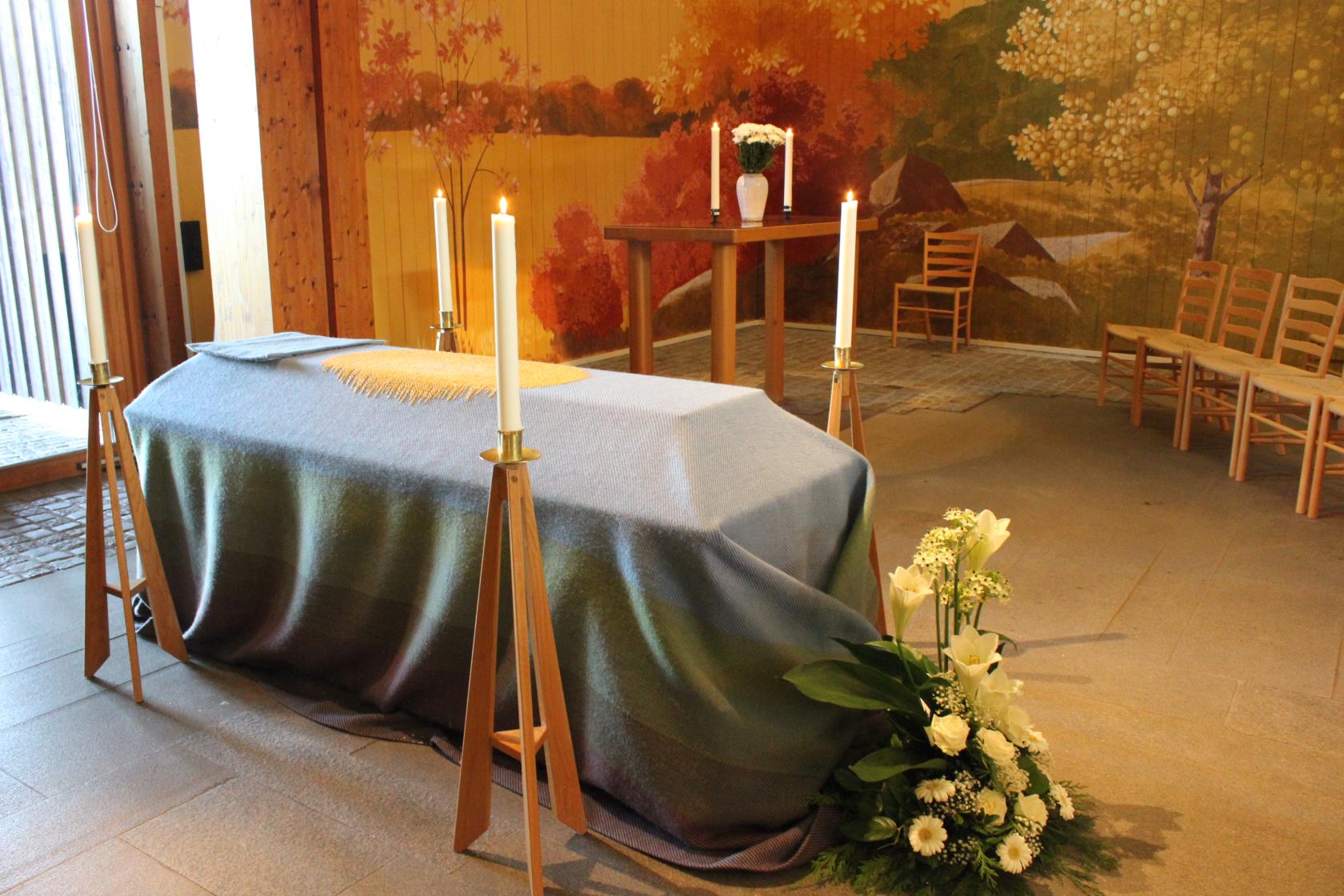 Bårtäcke Pilgrimskapellet 