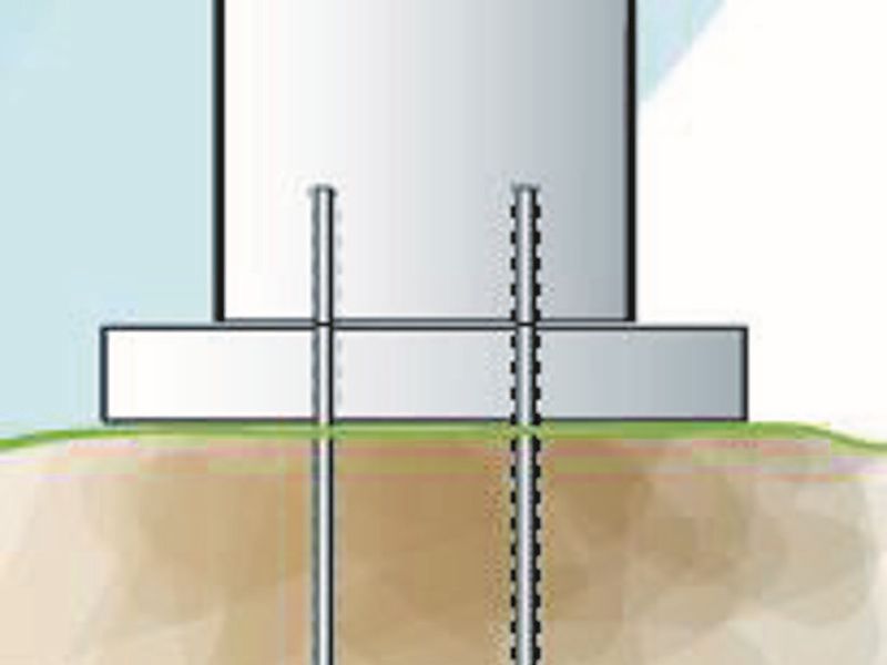 Gravstenssäkring dubb illustration