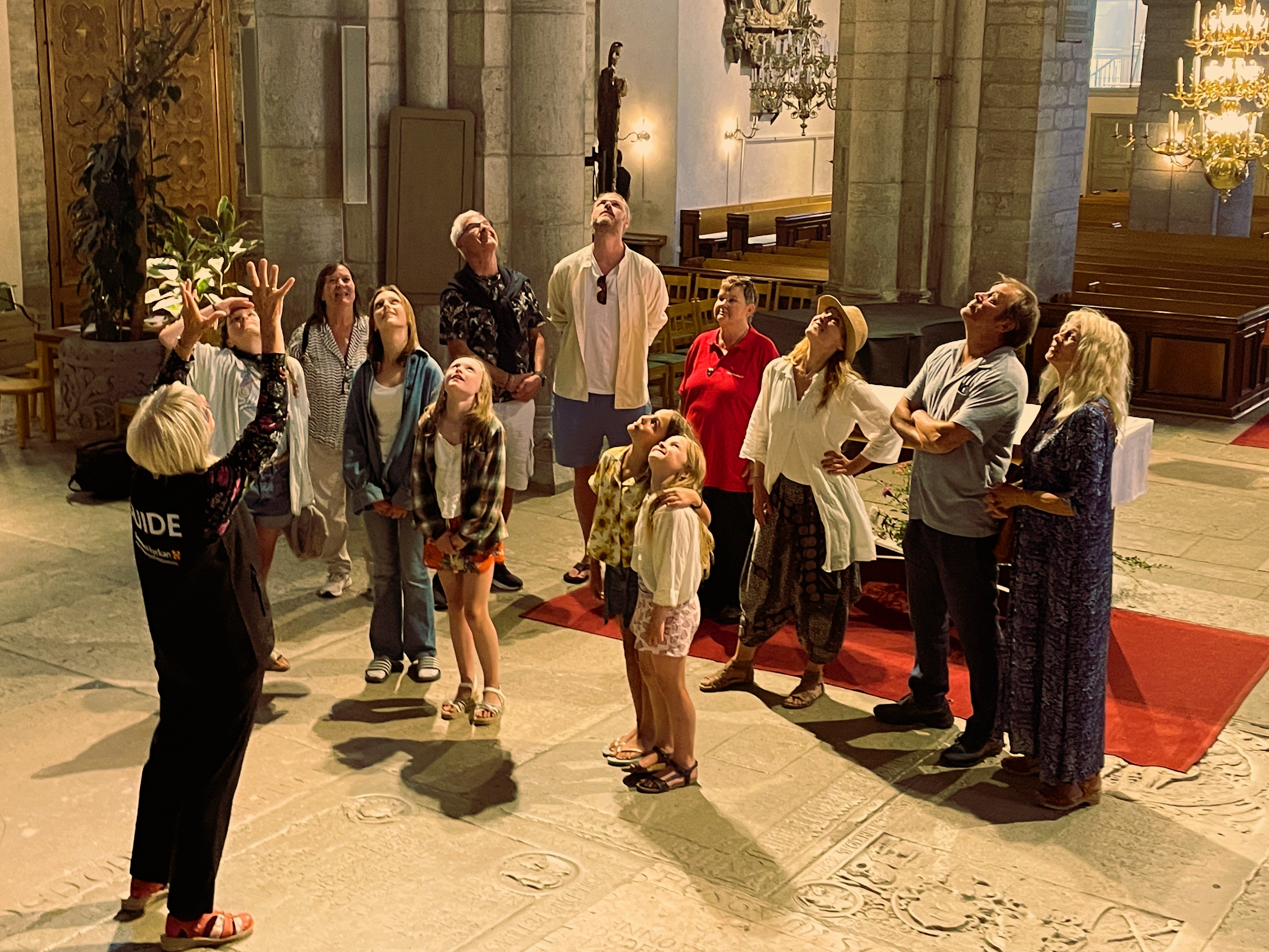 Guidning i domkyrkan