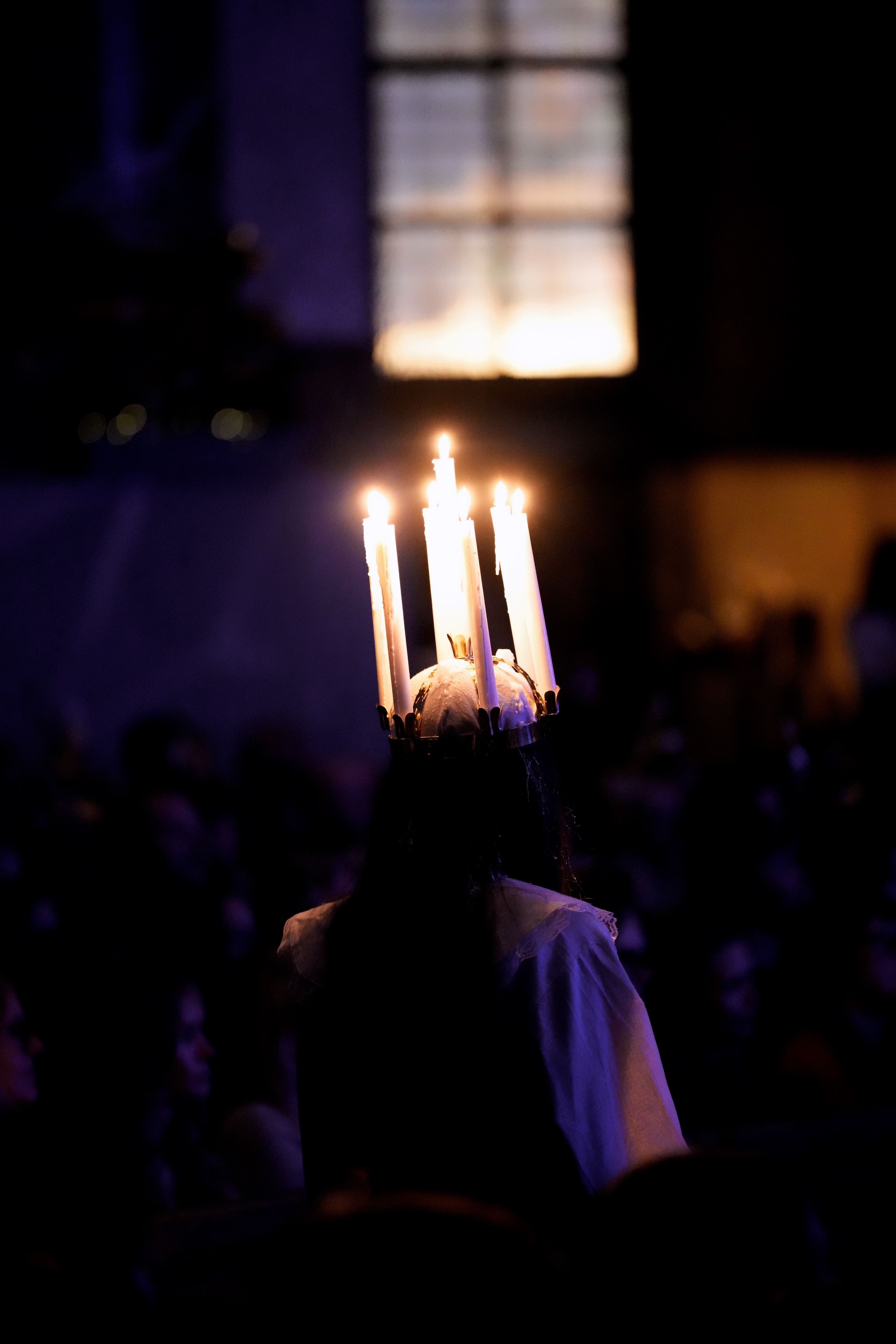 luciahögtid 12 december i hedvig eleonora kyrka