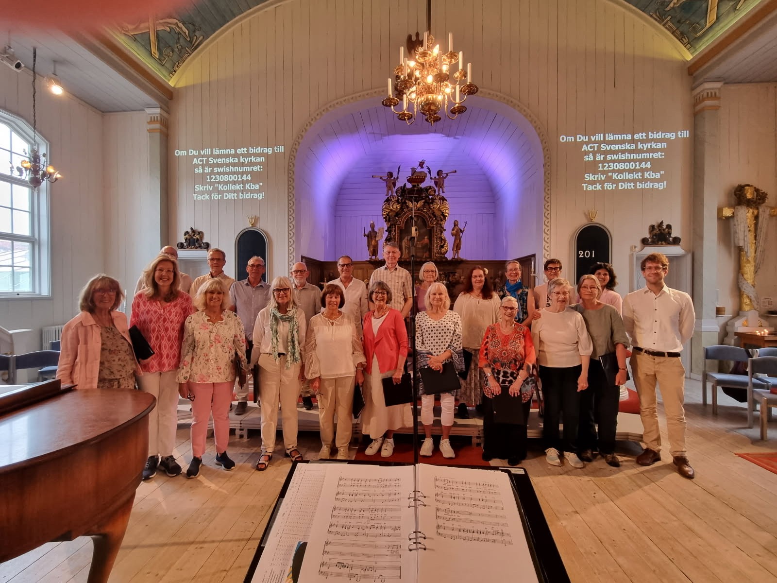 Kör i en kyrka