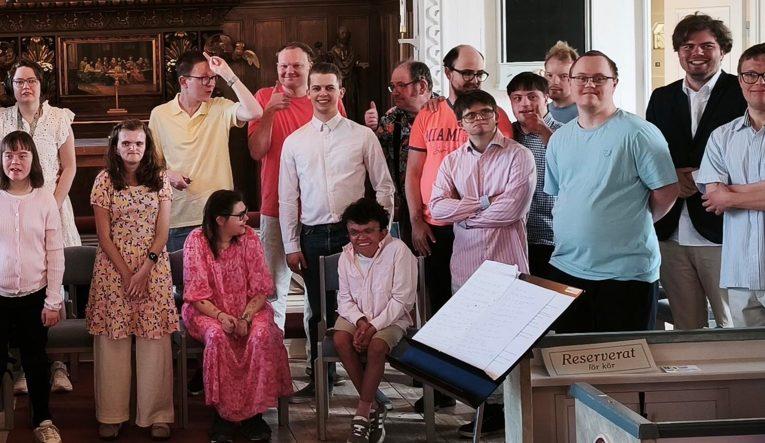 Kör i en kyrka