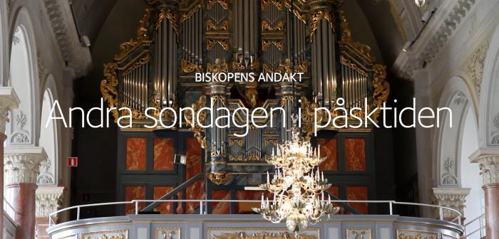 Biskop Eva Nordung Byström kommer under påsken ha andakter fem söndagar i rad. Den här veckan delar biskopen med sig av sina minnen av en blind, äldre man i församlingen som lärde henne att tron är lika viktig som att förstå. Att förklara påskens budskap och himlen så att man förstår är lika svårt som att förklara för någon som är blind hur det är att se.