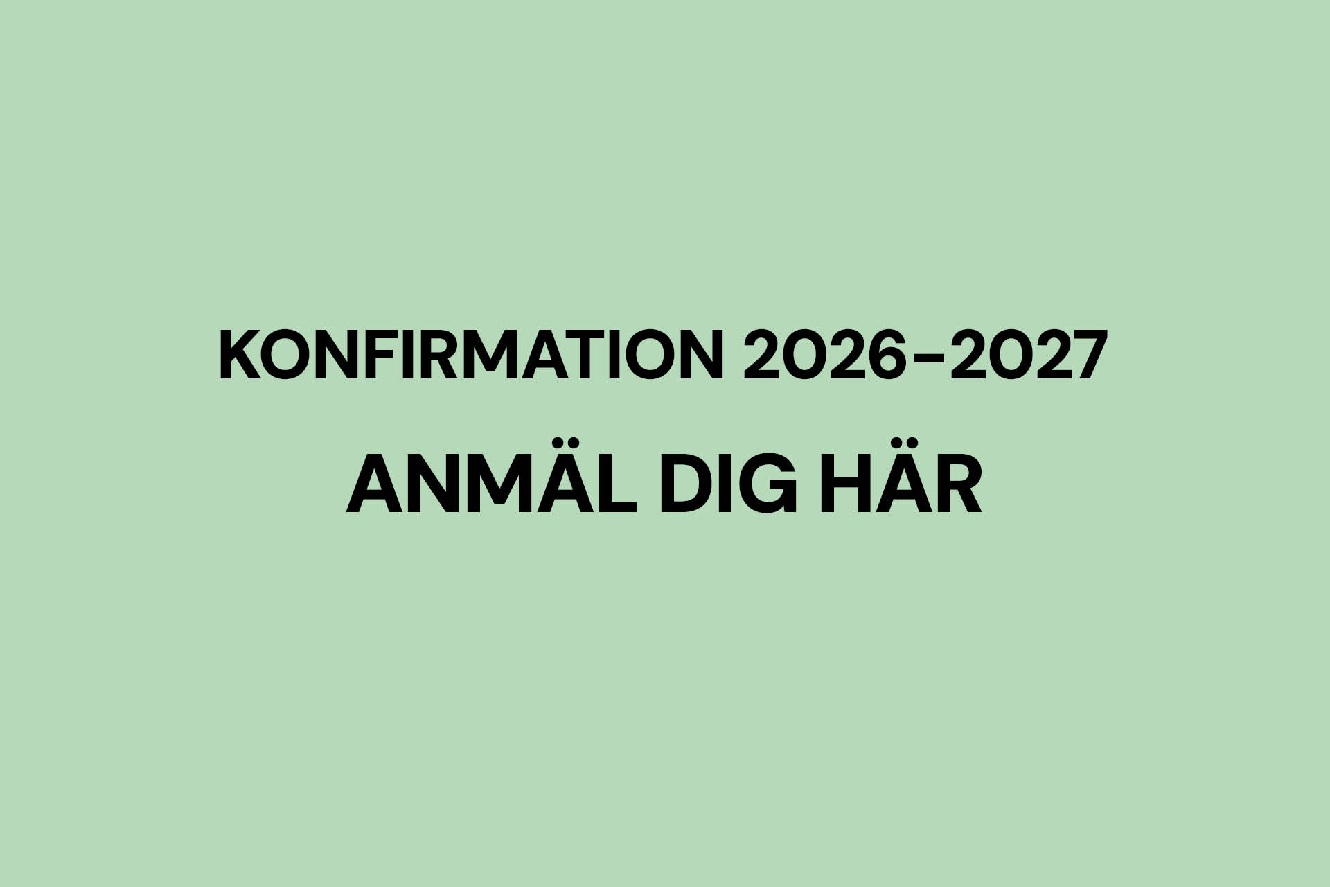 Konfa anmälan