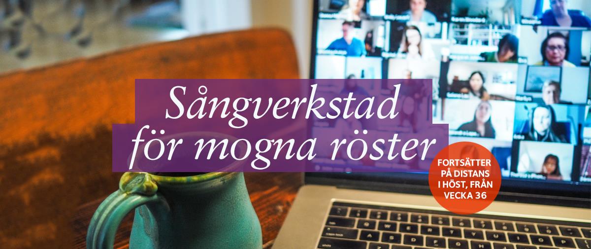 ...fortsätter på distans i höst. Från vecka 36.