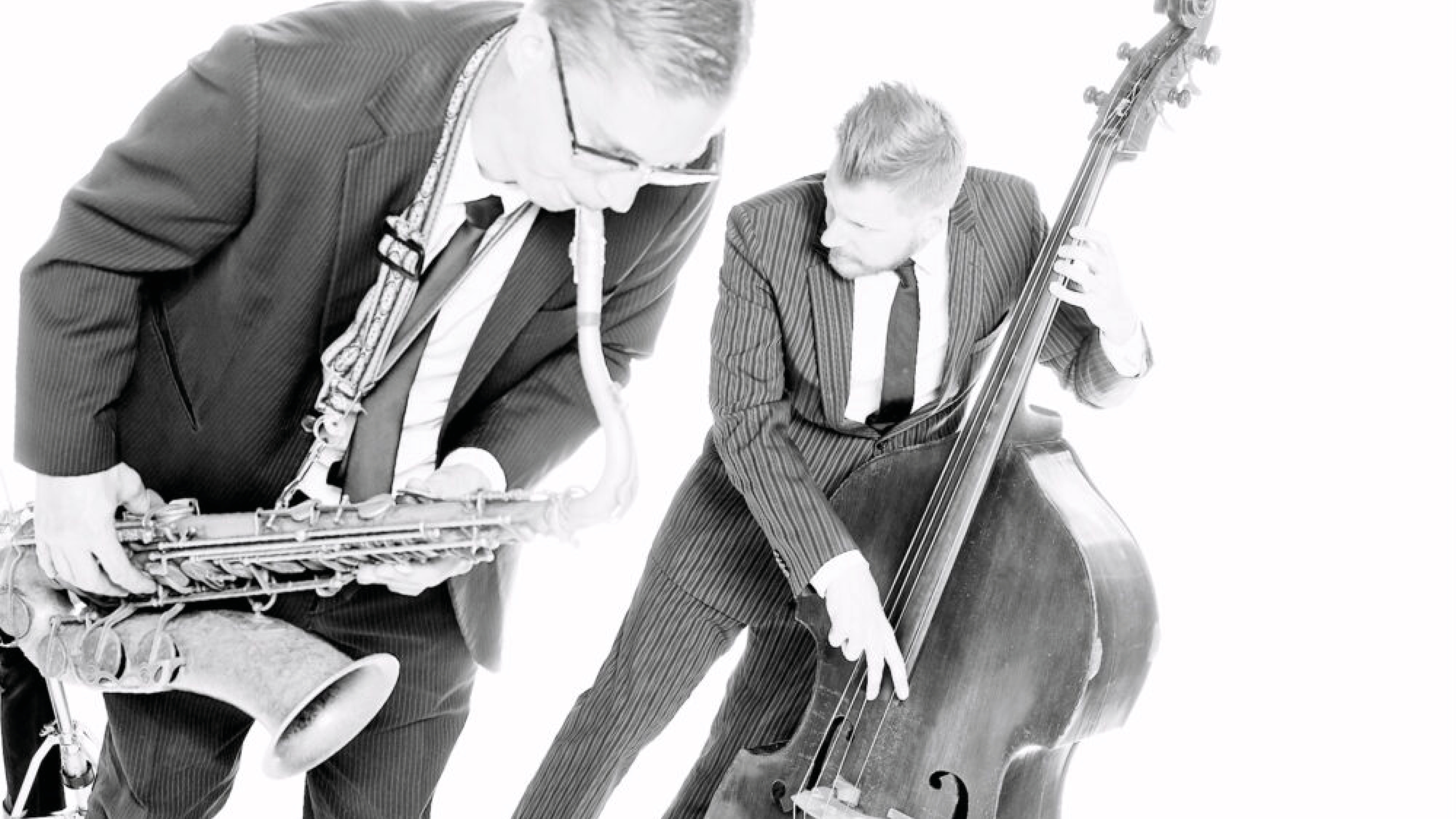 Jazzduon Martin Sjöstedt och Fredrik Lindborg