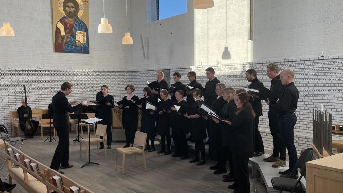 Vokalensemblen ARS LONGA sjunger i Årsta kyrka