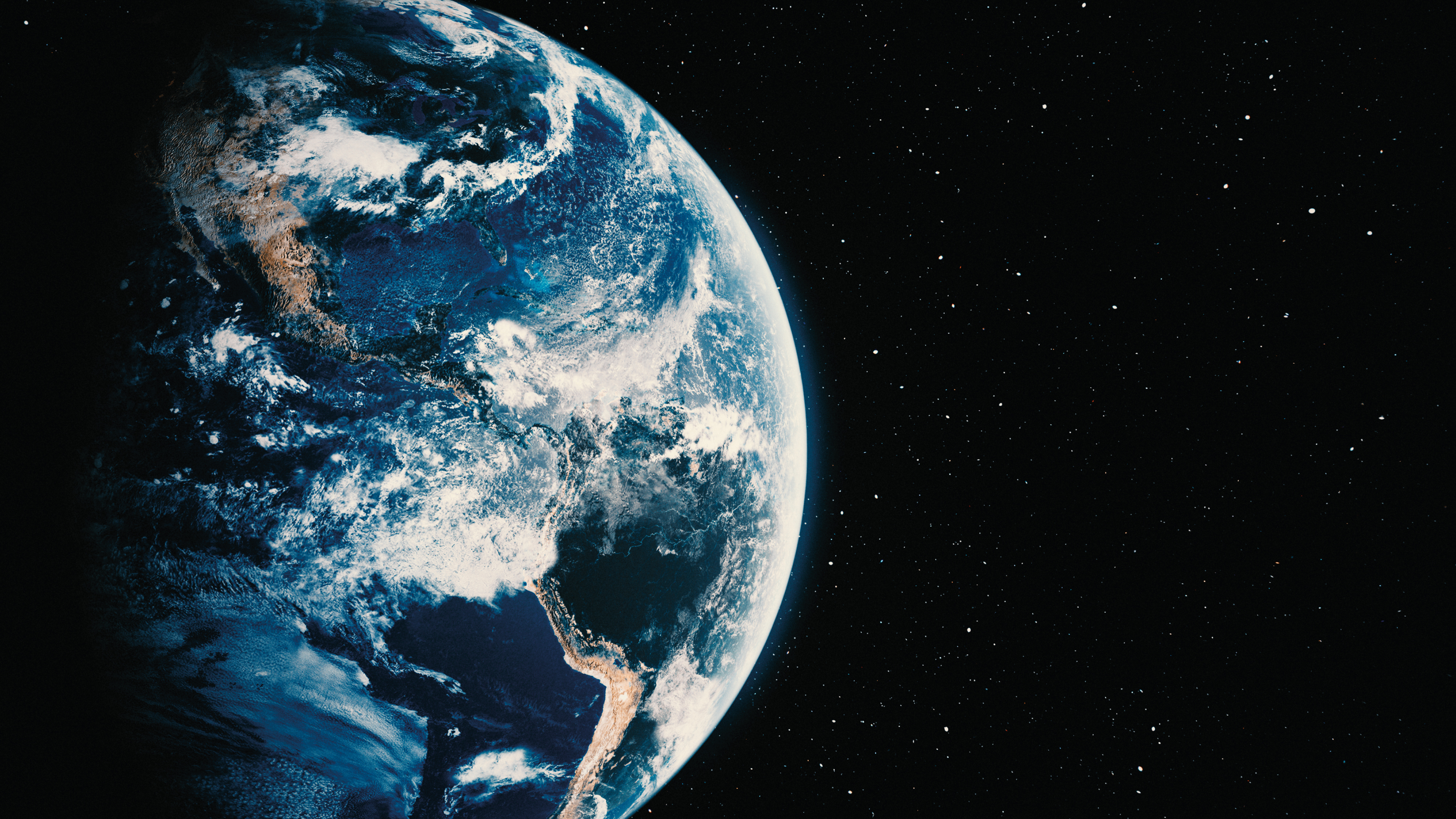 Jorden sedd från rymden, stjärnor