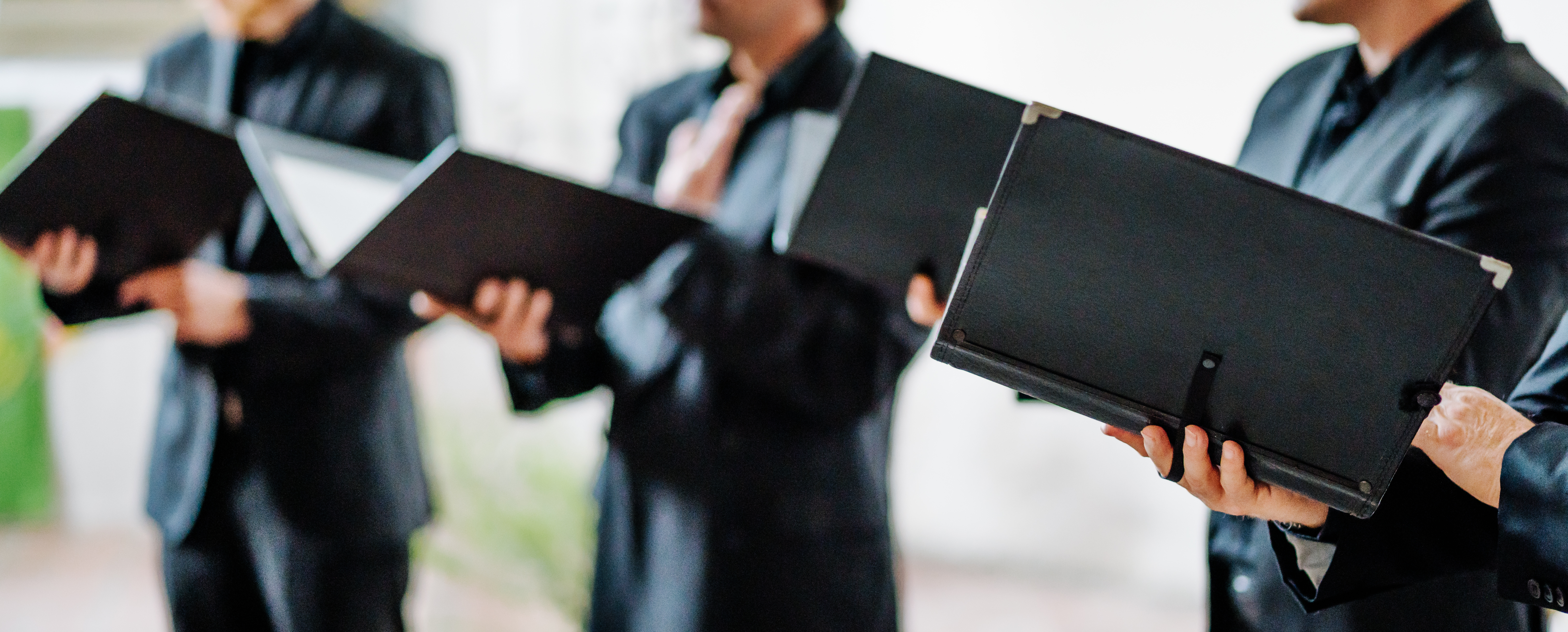 Män som sjunger i kör